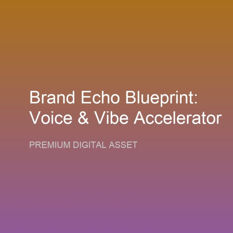 Brand Catalyst Blueprint