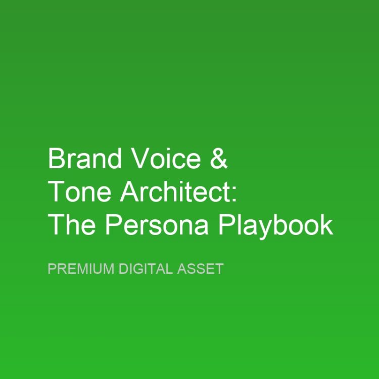 Speak Your Brand Voice  Tone Workbook