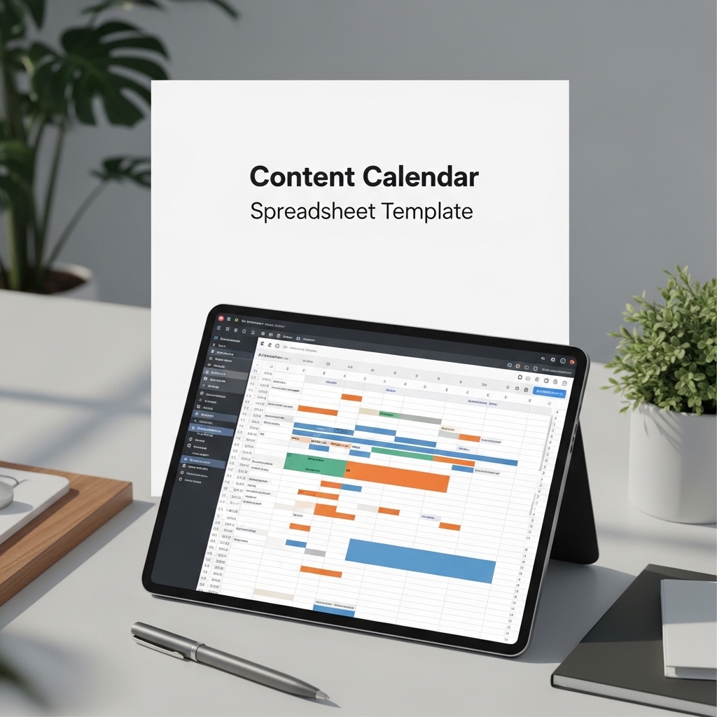 Content Calendar Spreadsheet Template