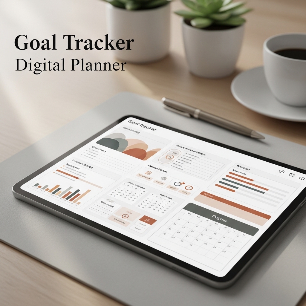 Goal Tracker Digital Planner