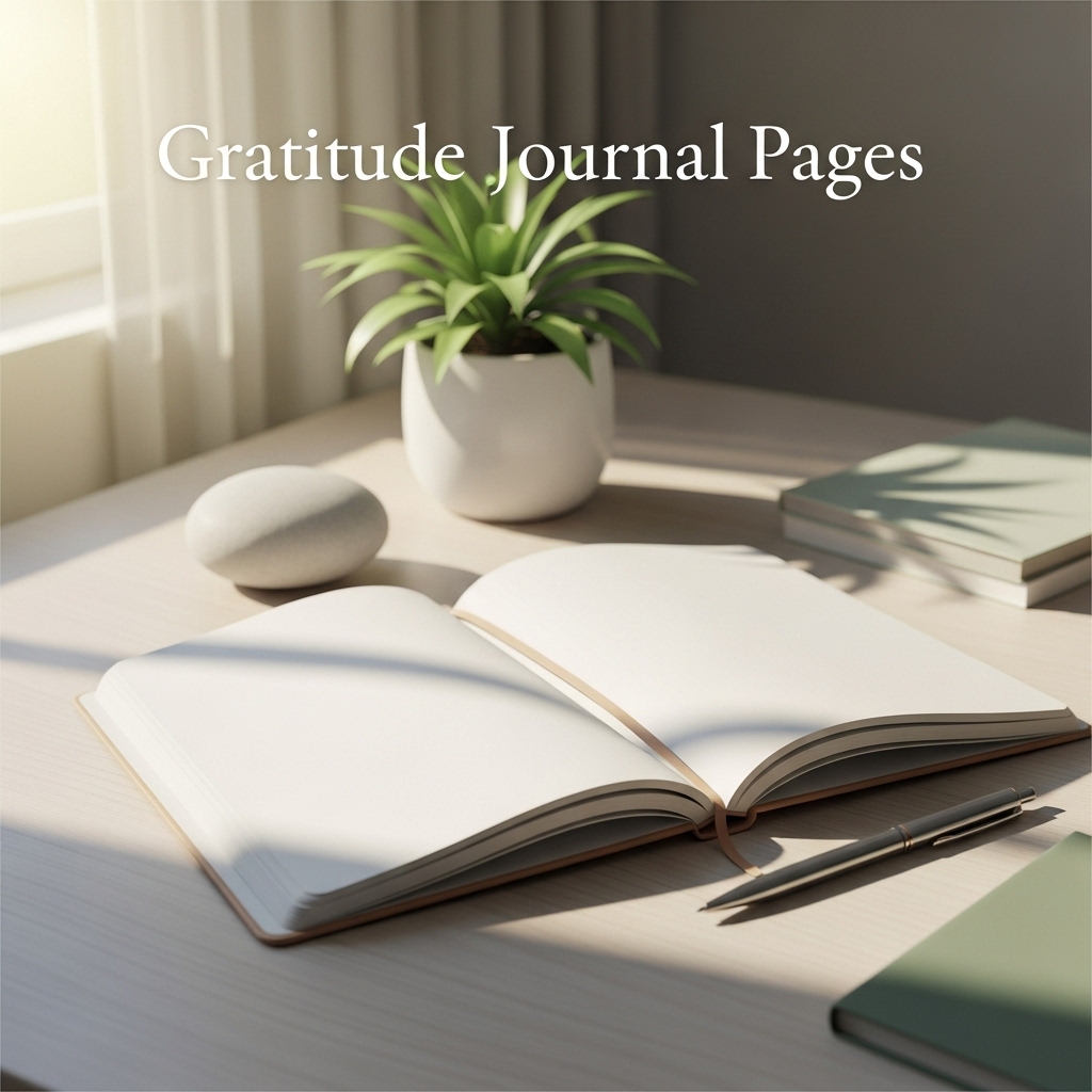 Gratitude Journal Pages