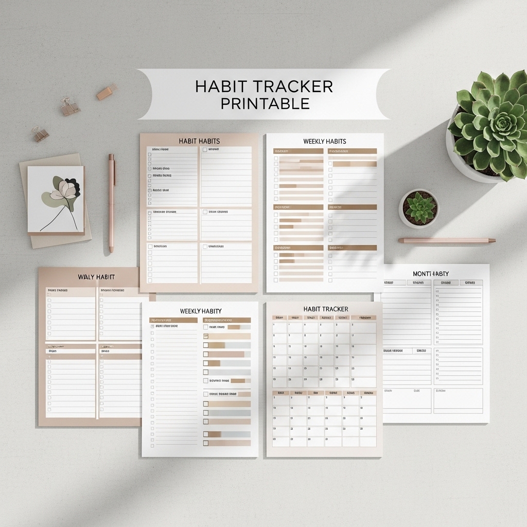 Habit Tracker Printable