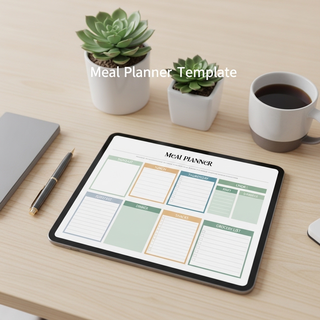 Meal Planner Template