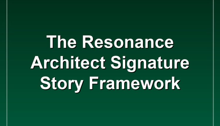 The Resonance Architect Signature Story Framework