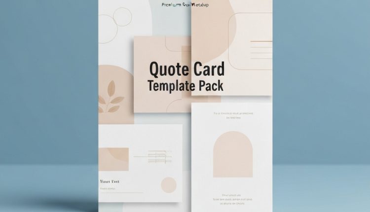 Quote Card Template Pack