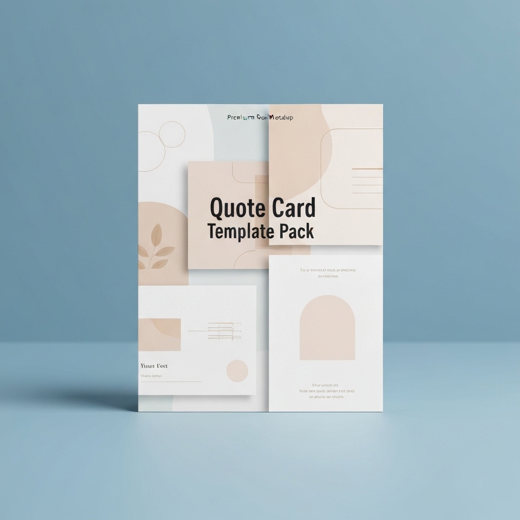 Quote Card Template Pack
