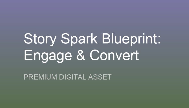 The Brand Narrative Canvas Visual Storytelling Blueprint