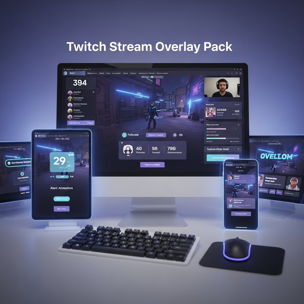 Twitch Stream Overlay Pack
