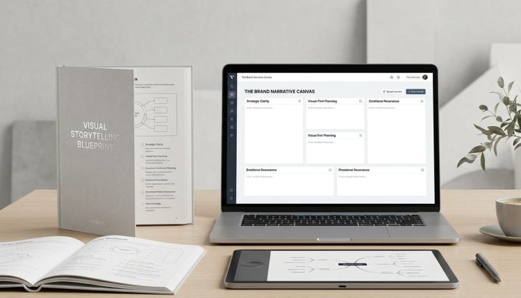 The Brand Narrative Canvas Visual Storytelling Blueprint